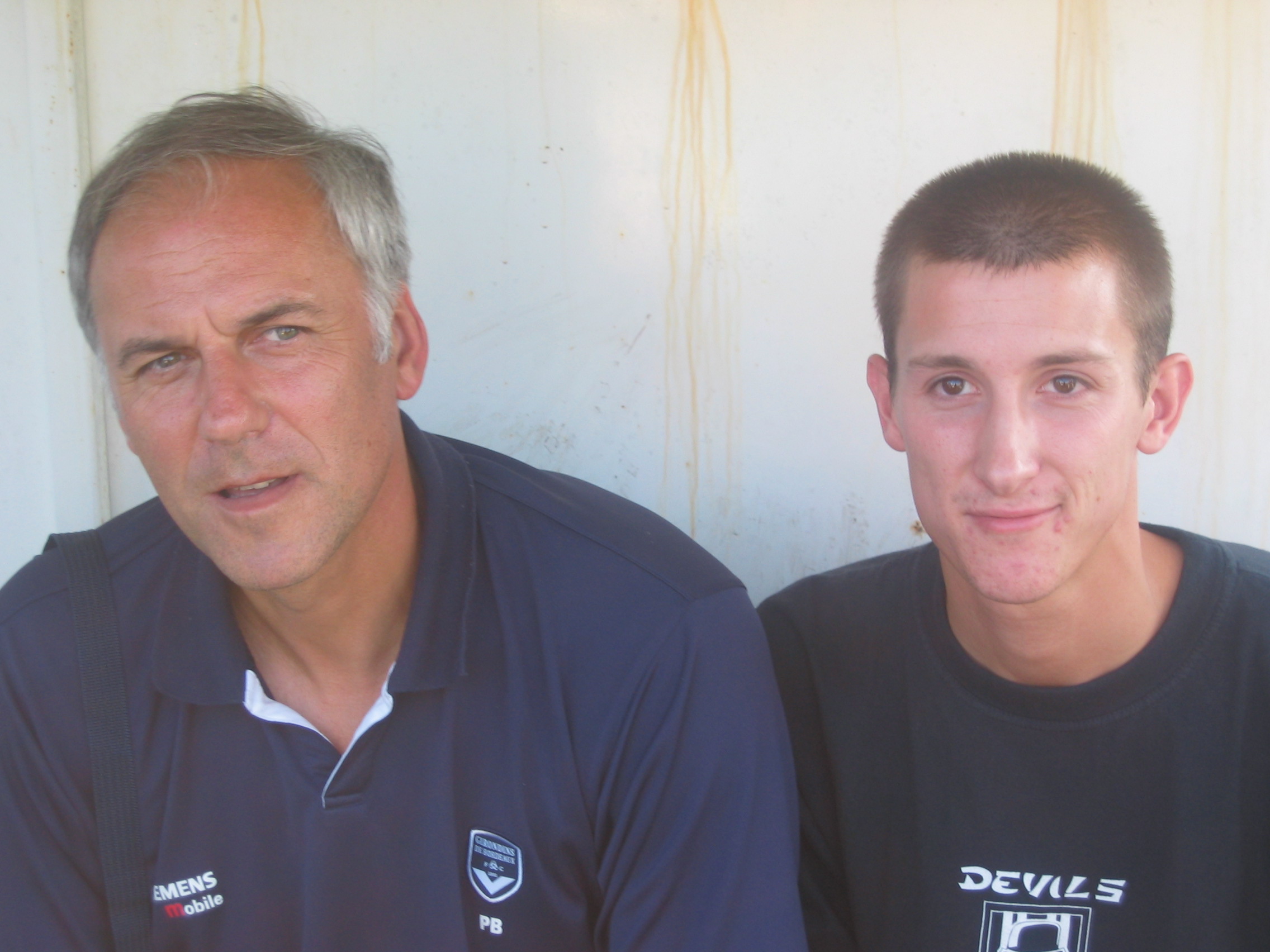 Jean Ba et Patrick Battiston