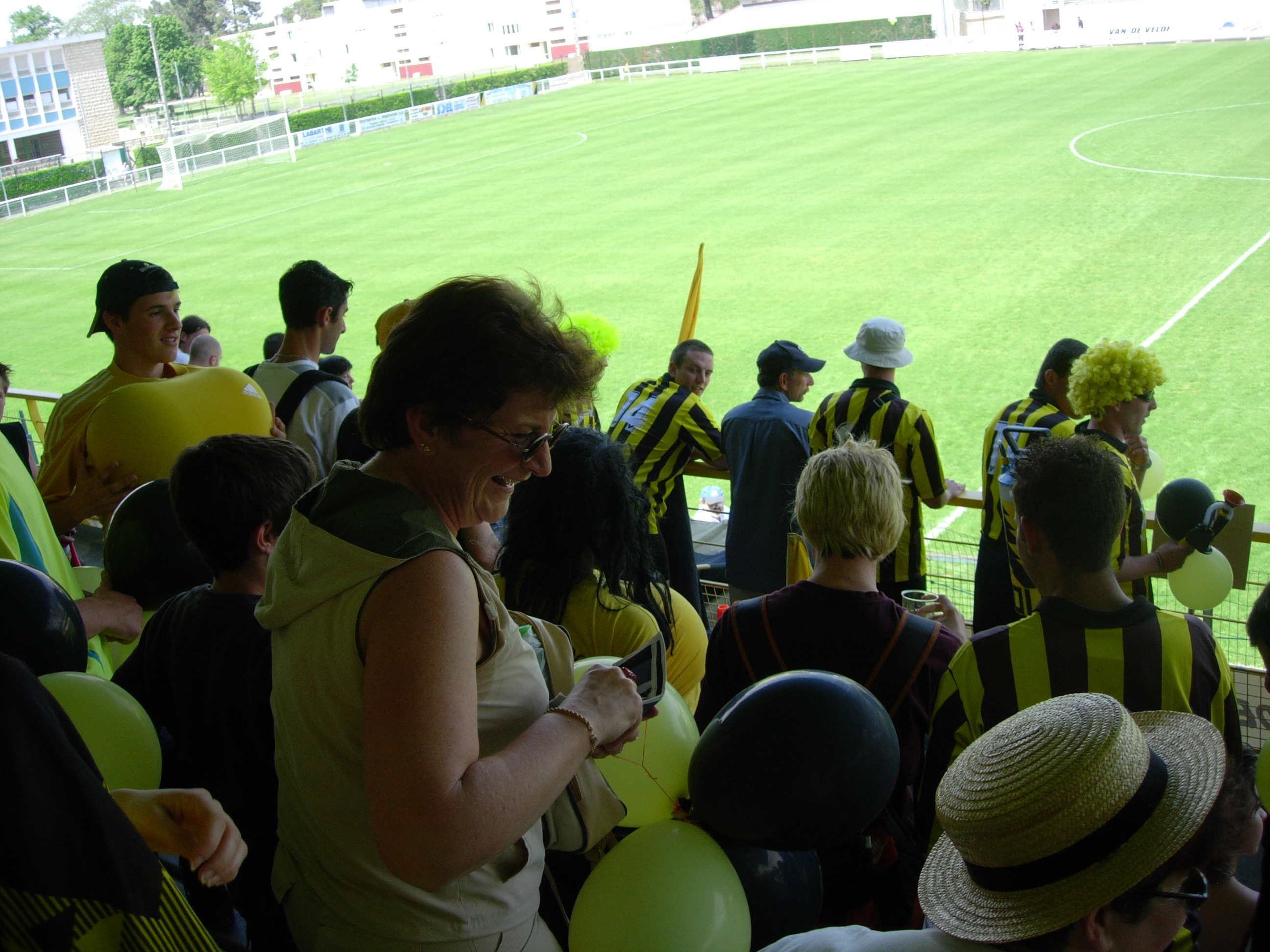 Les supporters ont mis le feu